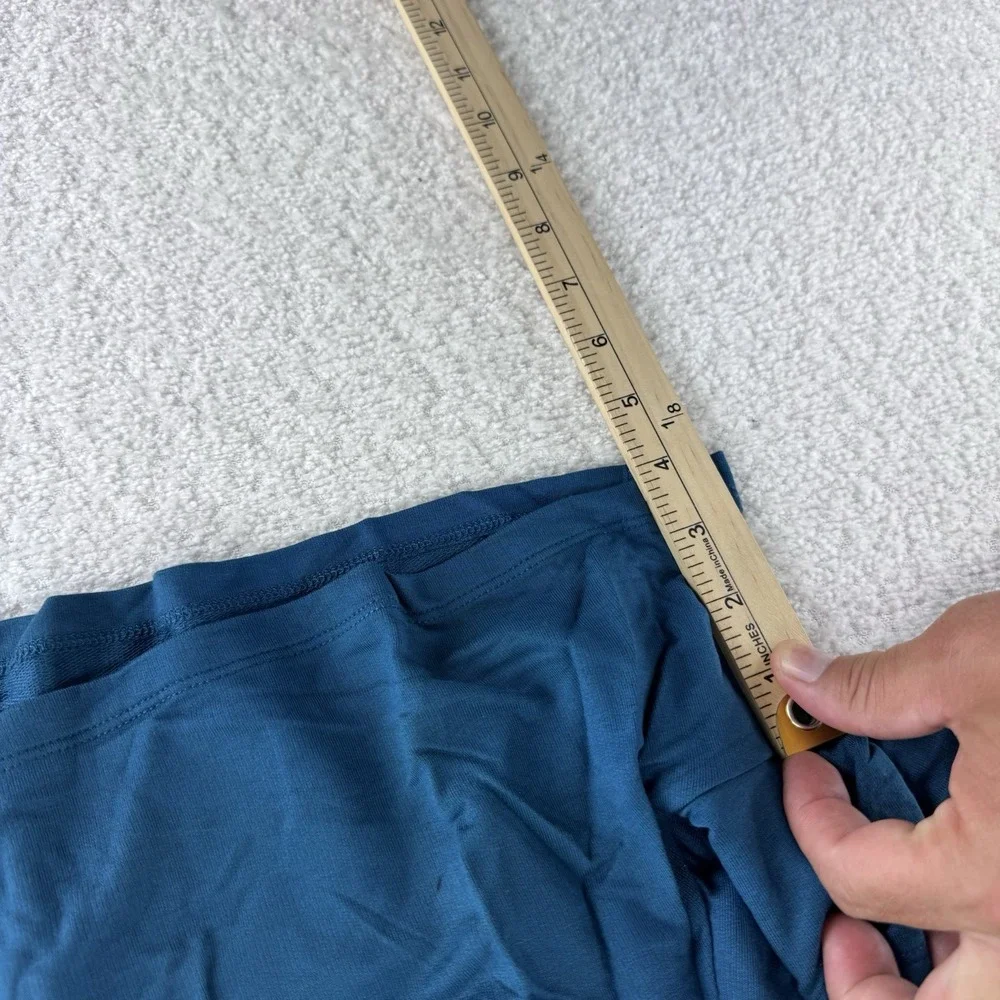 Candace Cameron Bure The Malibu Lounge Shorts Size 2XP Peacock Blue